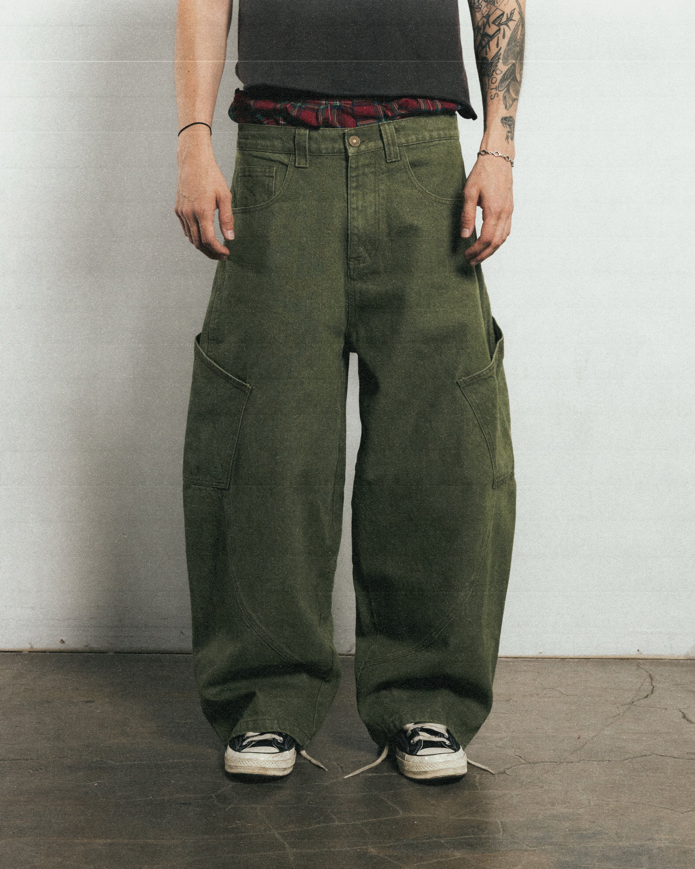 NRG WORK PANT (GREEN)